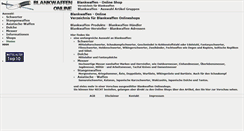 Desktop Screenshot of blankwaffen-online.de